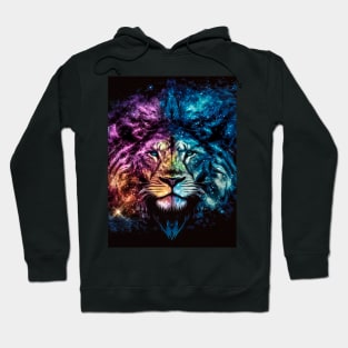 Lion Cosmos Colourful Hoodie